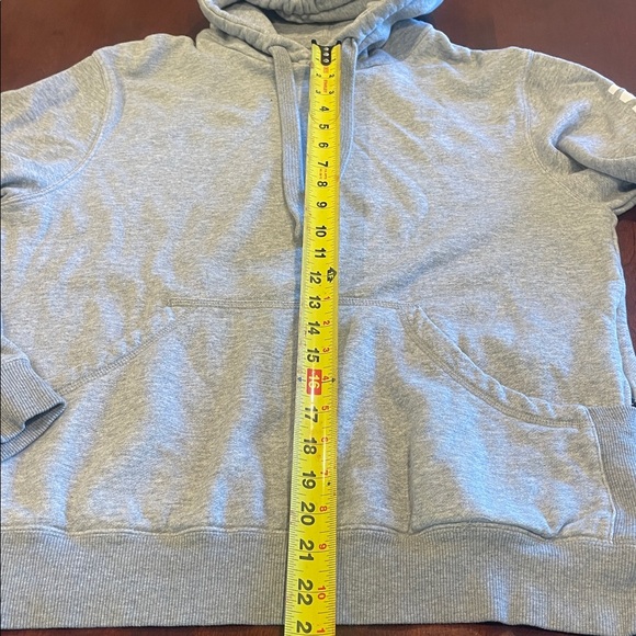 3212301 Gray Hoodie Sweatshirt Municipal thick material SZ S see measurements - Picture 5 of 8
